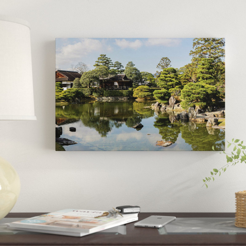 Reproduction de photo sur toile «Traditional Garden in Katsura Imperial Villa Kyoti Japon», H 18 po x l 26 po x P 1,5 po