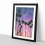 Palm Trees at Sunset - Picture Frame Graphic Art Print-56862473-56862484