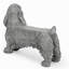 STATUE DE COWER SPANIEL DOG