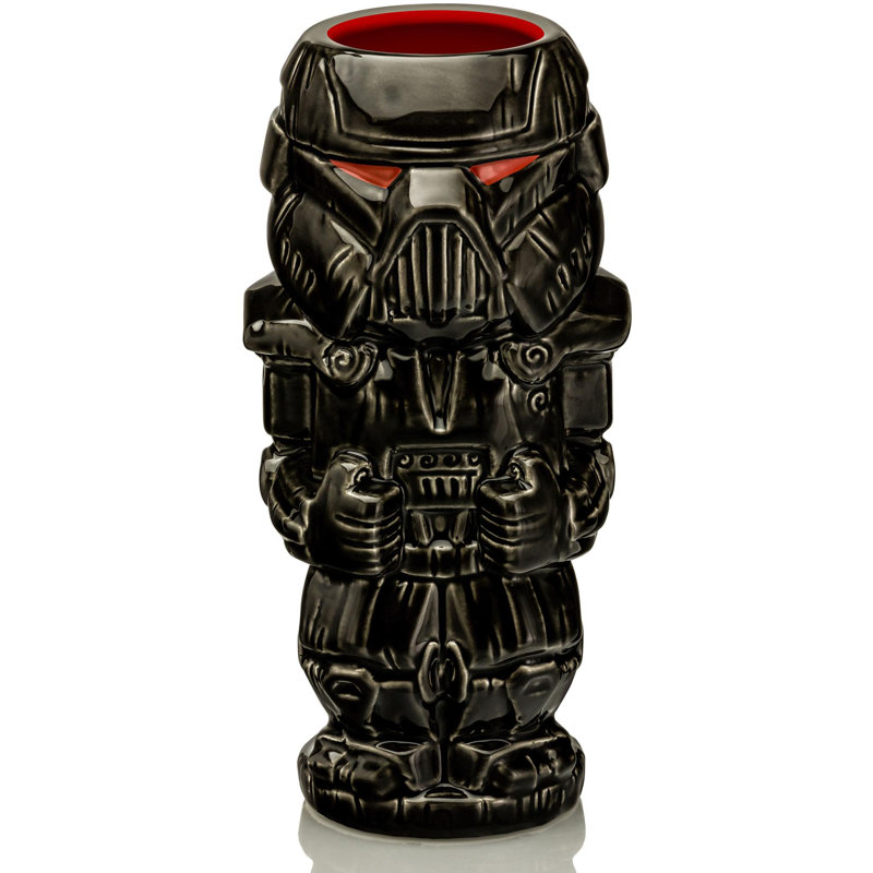 Tasse en céramique Geeki Tikis Star Wars: The Mandalorian Dark Trooper | Peut contenir 18 onces