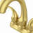 High-Arc Double Handle Centerset Bathroom Faucet with Drain Assembly (Set of 2)-128613748