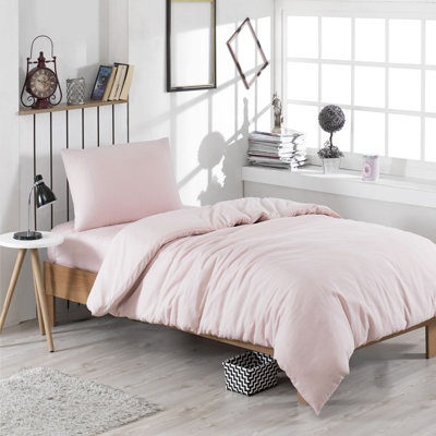 Ensemble de housse de couette en mélange de coton Burgener