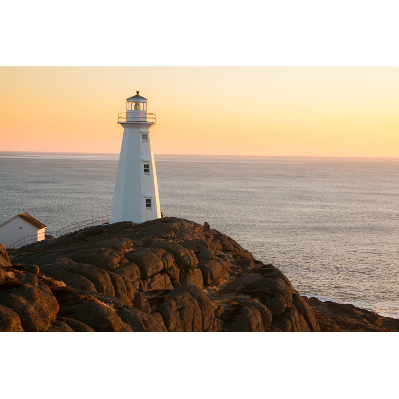 Phare de Cape Spear - photographie sur toile tendue, L 12 po x H 8 po