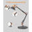 Lepower Metal Desk Lamp, Adjustable Goose Neck Architect Table Lamp With On/Off Switch, Eye-Caring Reading Lamp For Bedroom, Study Room & Office