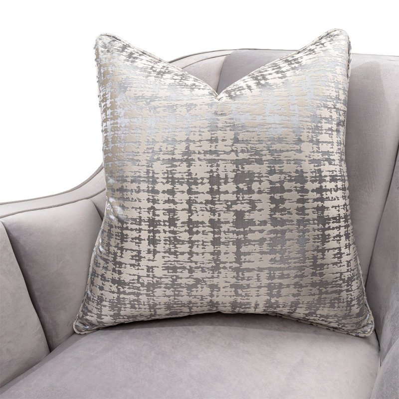 Chaise assortie en velours Roxbury Park - Ardoise / gris pâle