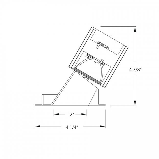 Tesla Adjustable LED 2" Reflector Recessed Trim