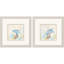 " Blue Sea Turtle S/2 " by Price 2 - Pieces