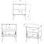 50cm W Manufactured Wood Bedside Table