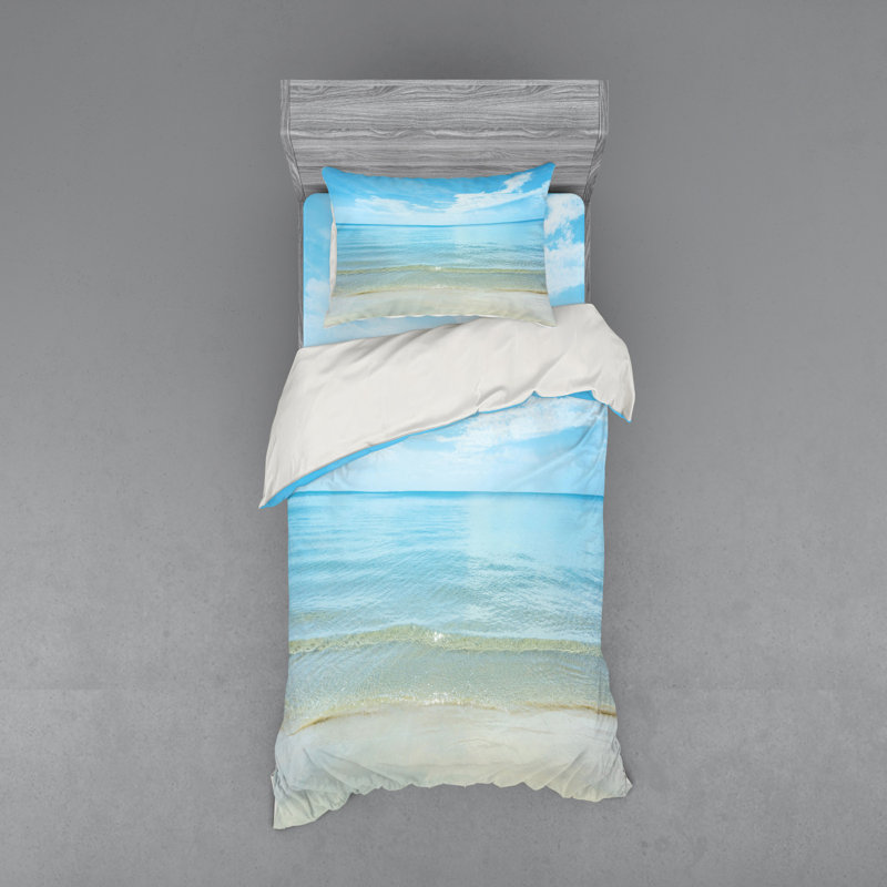 Coastal Polyester Duvet Cover, Twin XL Duvet Cover + 2 Additional Pieces