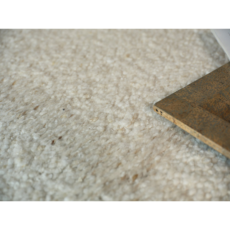 Kokomo flatweave New Zealand Wool Ivory Area Rug, 6'X9'