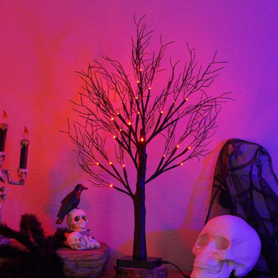 Halloween Tree Light LED  Branch Lamp For Home Decor Glowing Stick Light For Party Battery Operated Ambient Decoration