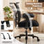 Fauteuil de bureau ergonomique avec dossier en filet respirant, support lombaire réglable et accoudoirs 4D - Fauteuil de direction robuste pour la maison et le bureau-129548686
