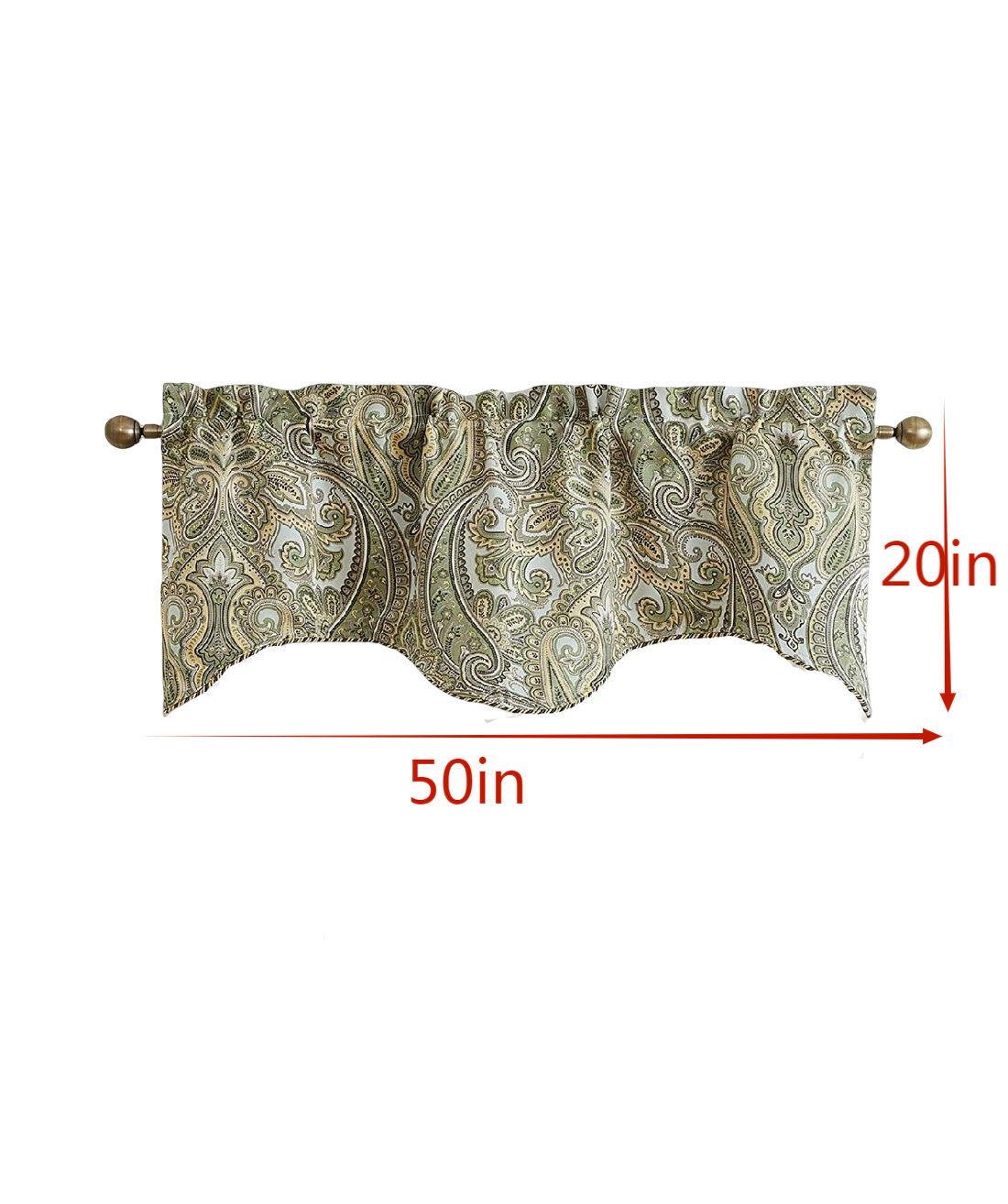 Bungalow Rose Soheil Insulated Shade Decorative Rod Pocket Short Fan