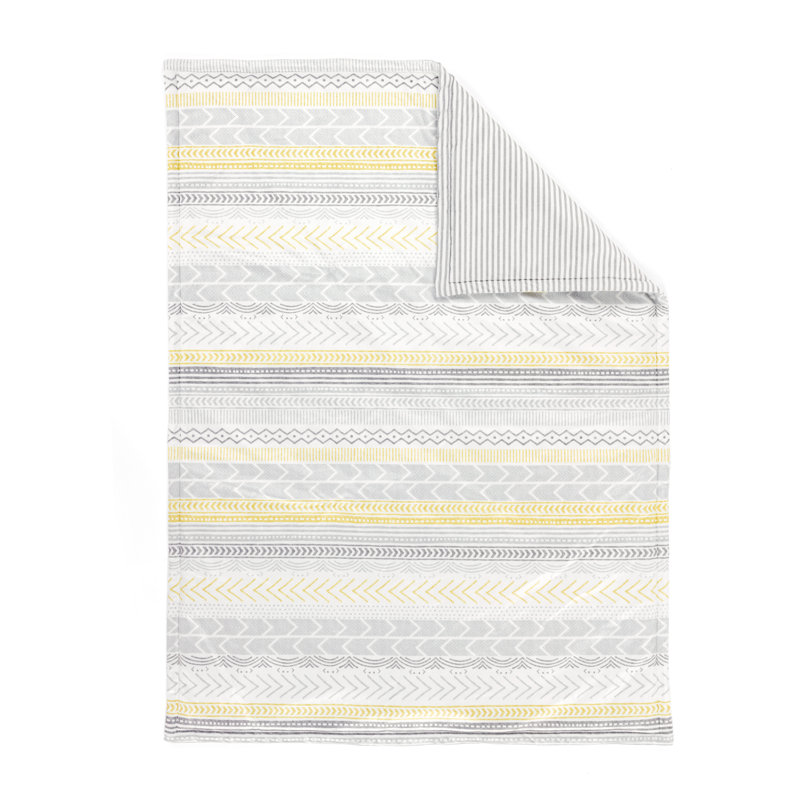 Couverture pour bébé en polaire sherpa Lush Decor Hygge Geo, L 30 po x L 40 po