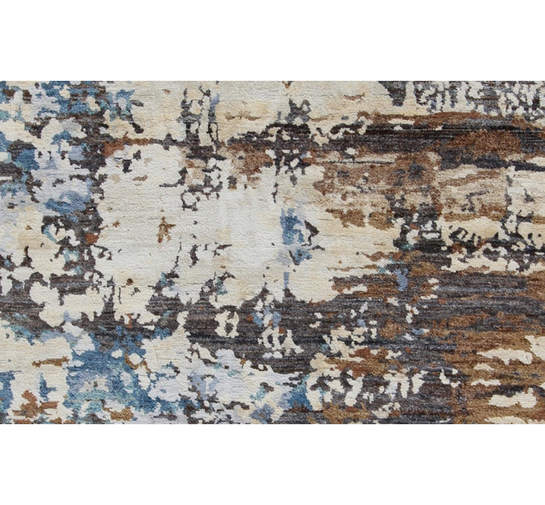Geometric Hand Knotted 119cm X 178cm Area Rug