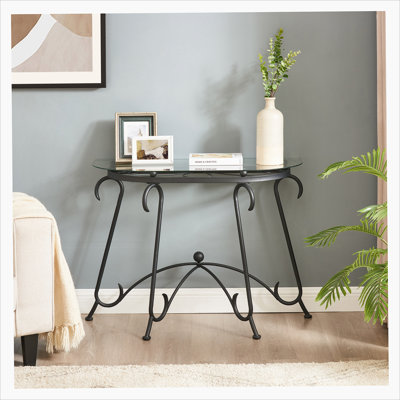 Table basse en verre trempé