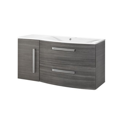 Lugano 1150mm Wall Hung Single Vanity Unit