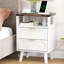 Table de chevet l 15,7 po avec prises intégrées Lumina-996325716-996325719