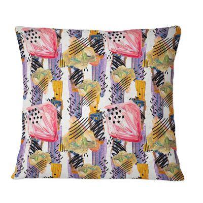 Abstract Throw Pillow