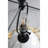 14X14x23" White And Grey Glass Table Lamp