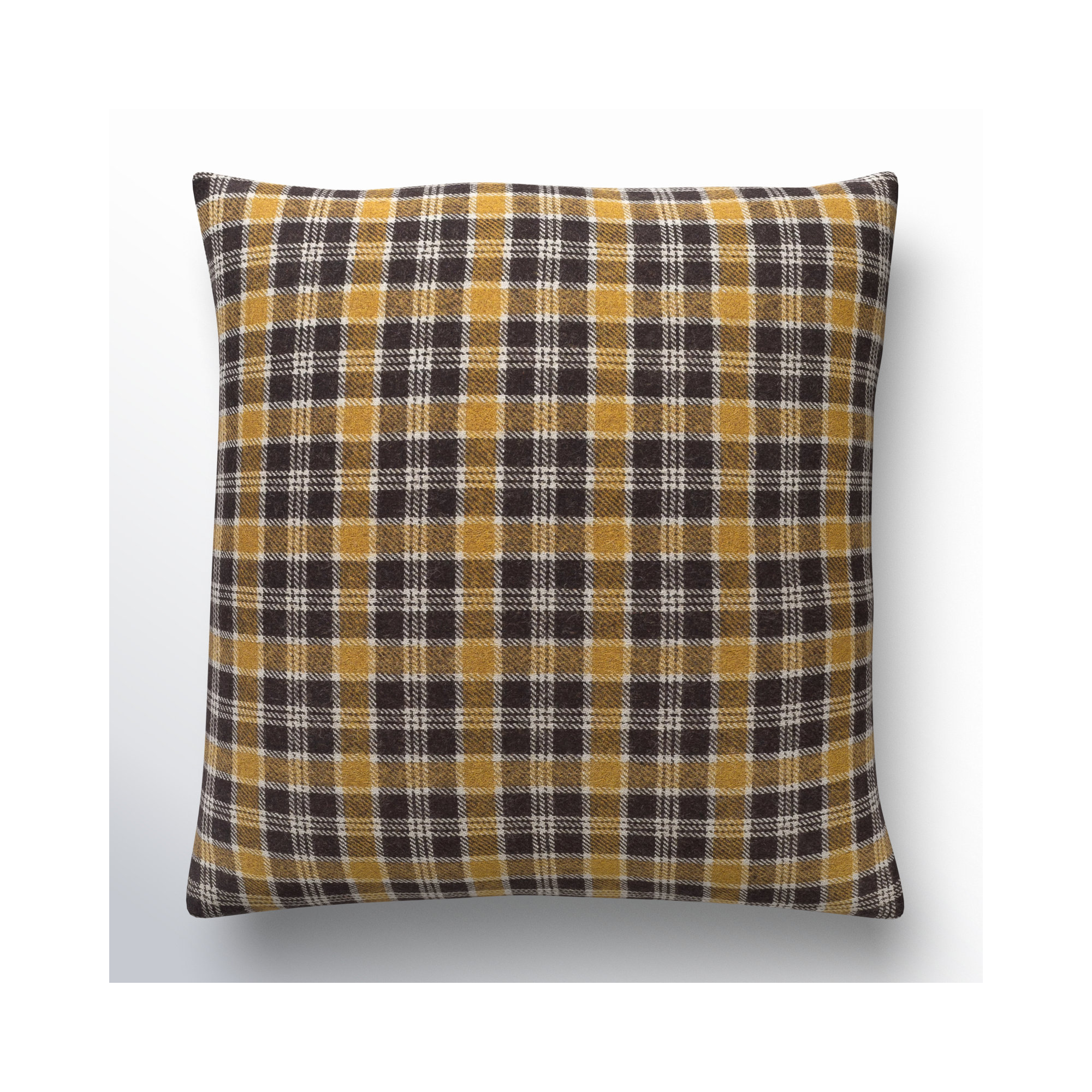 Waltman Plaid Throw Pillow, 18" x 18", No Fill