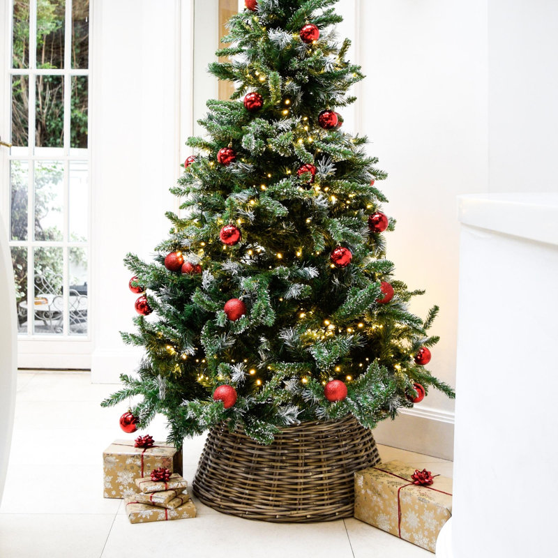 Wicker Christmas Tree Skirt, 26cm H x 60cm W