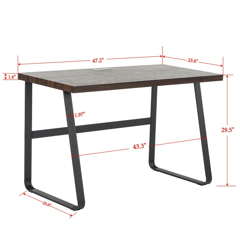 Foundry Select Laraine Desk & Reviews | Wayfair