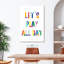 Nursery Play All Day sur toile-1603412809