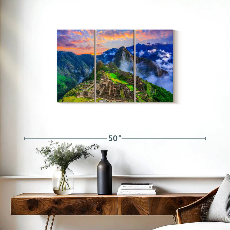 Lilie Inca City Machu Picchu, 20" H x 33" W