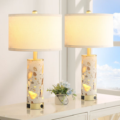 22.5" H Translucent Table Lamp