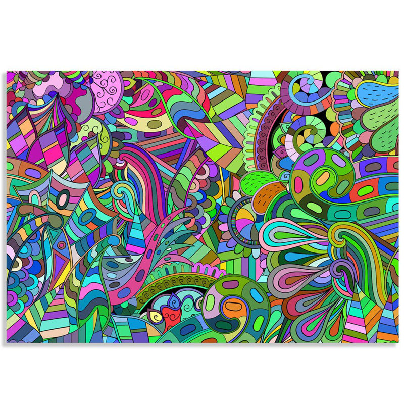 Peinture murale vibrante Graffi Street Paint Graffiti, L 100 po x l 144 po