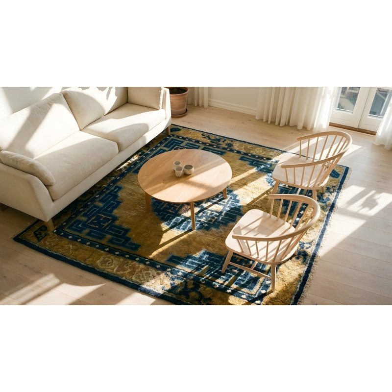 Tapis antique en laine antique Ningxia