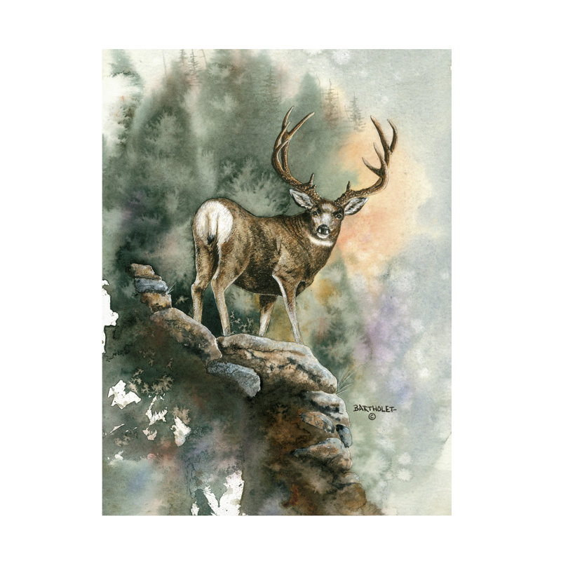 «Dave Bartholet Last Light Muley», art sur toile, H 14 po x l 19 po