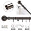 Heavy-Duty Adjustable Curtain Pole with Finials-455005172-454942157