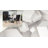 Elegant White 36" Round Marble Top Dining Table with Modern Pedestal Base-2072205455-2072205453-2072205452