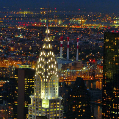" Chrysler Building Illuminated " by Emilie1980