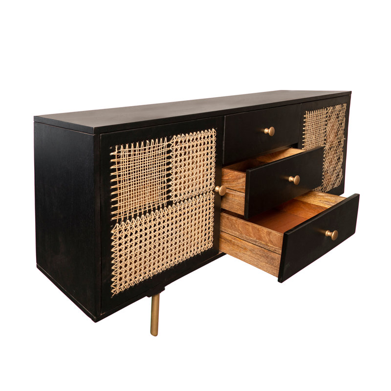 Buffet en bois et métal Emmert Modern