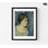 Portrait de femme par Vincent Van Gogh, reproduction de portrait de femme, reproduction de peinture à l'huile de portrait de Van Gogh, art de visage de femme, art mural encadré