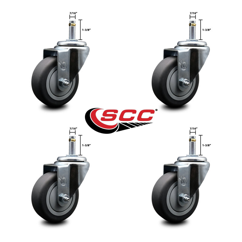 Thermo Swivel Grip Ring Stem Caster Set