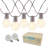 Doyne 25'' Outdoor LED 25 - Bulb Globe String Light (End to End Connectable)-1224283734