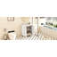 Meuble-lavabo de 30 po avec lavabo en céramique, ensemble de meuble-lavabo autoportant avec tiroir caché, armoire de rangement pour la salle de bain-114497745