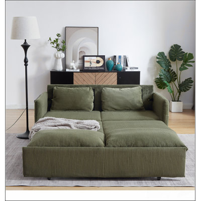 Canapé-lit avec couchette réglable 3-en-1