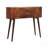 Solid Wood Grove Console Table, 2-Drawers, 2-Storage, Chestnut, Brown, Table