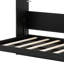 Lit escamotable élégant à imprimé tendance avec lumières DEL et prise USB-540733036-540733038