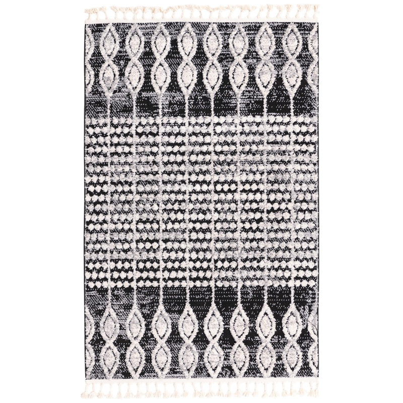 Enciso Geometric Asheville Area Rug, Rectangle 4' x 6' 