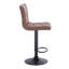 Deristin Swivel Upholstered Adjustable Height Counter Stool with Metal Frame-1711429614
