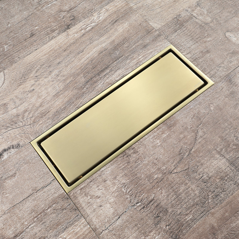 11.8'' W Linear Grid, Brushed Gold