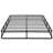 King Mattress Base, Black Metal Frame, Textured Fabric, 12 Slat Support, 700Lbs Weight Capacity, Simple Assembly Foundation - In With 8.5" High, Easy Manual, Bedroom Element-766352402