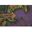 Tapis traditionnel mauve en laine 7 x 10