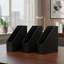 Leatherette Porte-revues de bureau